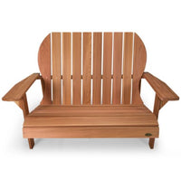 Thumbnail for All Things Cedar Adirondack Cedar Loveseat Bench LS48