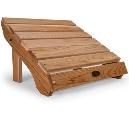 All Things Cedar Adirondack Chair and Ottoman AAO21