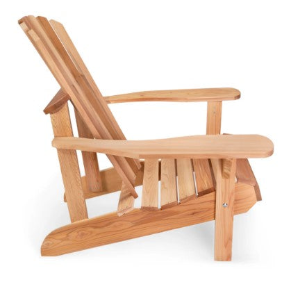 All Things Cedar Adirondack Chair and Ottoman AAO21