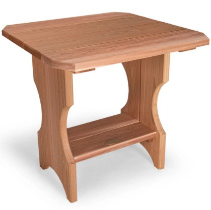 All Things Cedar 3-Piece Adirondack Cedar Chair & Table Set