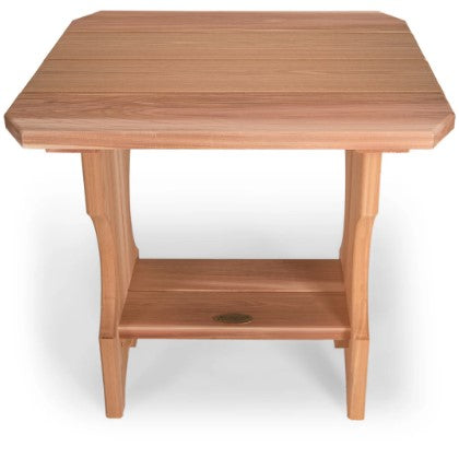 All Things Cedar 3-Piece Adirondack Cedar Chair & Table Set