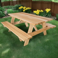 Thumbnail for All Things Cedar 6-Ft Cedar Picnic Table