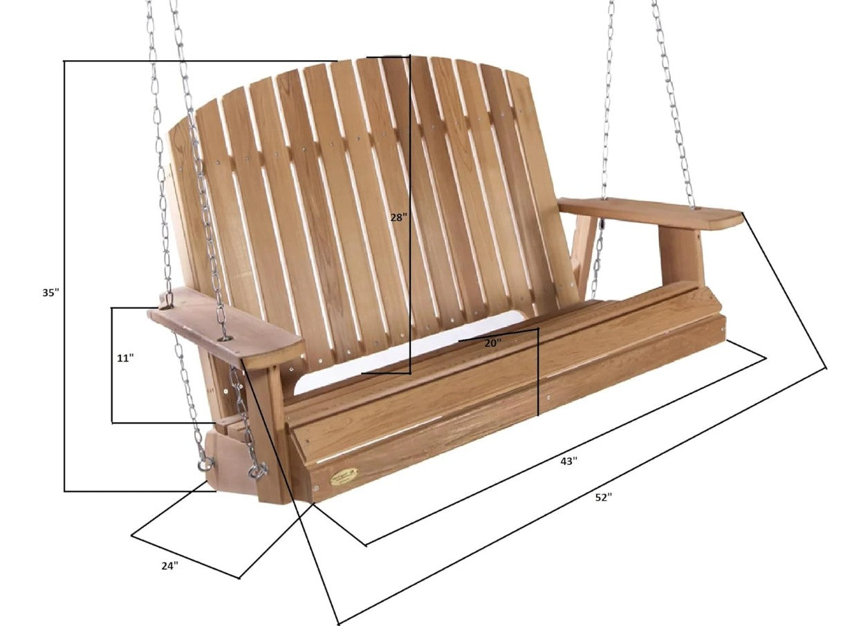 All Things Card Pergola Garden Cedar Arbor & Swing Set