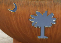 Thumbnail for Fire Pit Art Tropical Moon Fire Pit