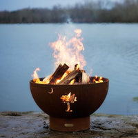 Thumbnail for Fire Pit Art Tropical Moon Fire Pit