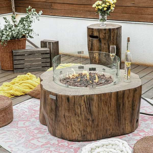 Elementi Manchester Concrete Fire Pit Table OFG145