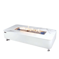 Thumbnail for Elementi Plus Athens Porcelain Top Fire Table OFP102BW