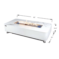 Thumbnail for Elementi Plus Athens Porcelain Top Fire Table OFP102BW