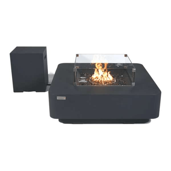 Elementi Plus Bergamo Square Fire Table OFG419DG
