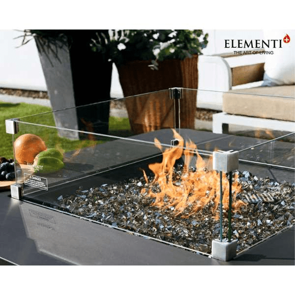 Elementi Plus Bergamo Square Fire Table OFG419DG