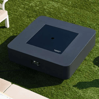 Thumbnail for Elementi Plus Bergamo Square Fire Table OFG419DG