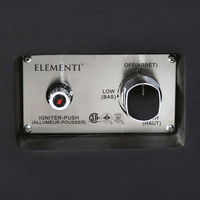 Thumbnail for Elementi Plus Valencia Porcelain Top Fire Table OFP102BB