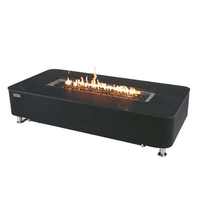 Thumbnail for Elementi Plus Valencia Porcelain Top Fire Table OFP102BB