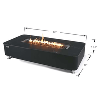 Thumbnail for Elementi Plus Valencia Porcelain Top Fire Table OFP102BB