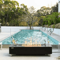Thumbnail for Elementi Plus Valencia Porcelain Top Fire Table OFP102BB
