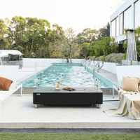 Thumbnail for Elementi Plus Valencia Porcelain Top Fire Table OFP102BB