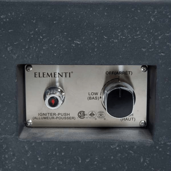 Elementi Plus Cannes Rectangle Fire Table OFG416DG