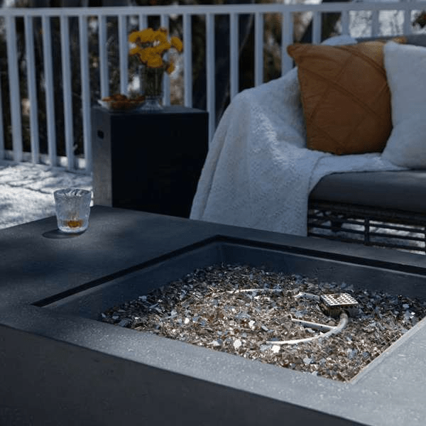 Elementi Plus Cannes Rectangle Fire Table OFG416DG