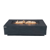 Thumbnail for Elementi Plus Cape Town Rectangle Fire Pit Table OFG410SL