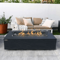 Thumbnail for Elementi Plus Cape Town Rectangle Fire Pit Table OFG410SL