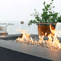Thumbnail for Elementi Plus Cape Town Rectangle Fire Pit Table OFG410SL