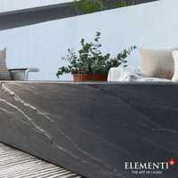 Thumbnail for Elementi Plus Cape Town Rectangle Fire Pit Table OFG410SL