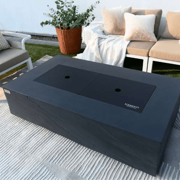 Elementi Plus Cape Town Rectangle Fire Pit Table OFG410SL