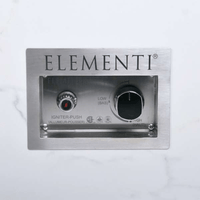 Thumbnail for Elementi Plus Carrara Marble Pocelain Fire Table OFP121BW