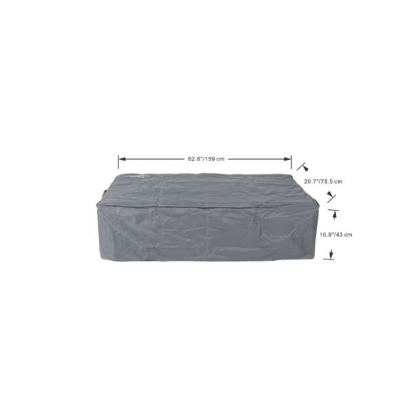 Elementi Plus Carrara Marble Pocelain Fire Table OFP121BW