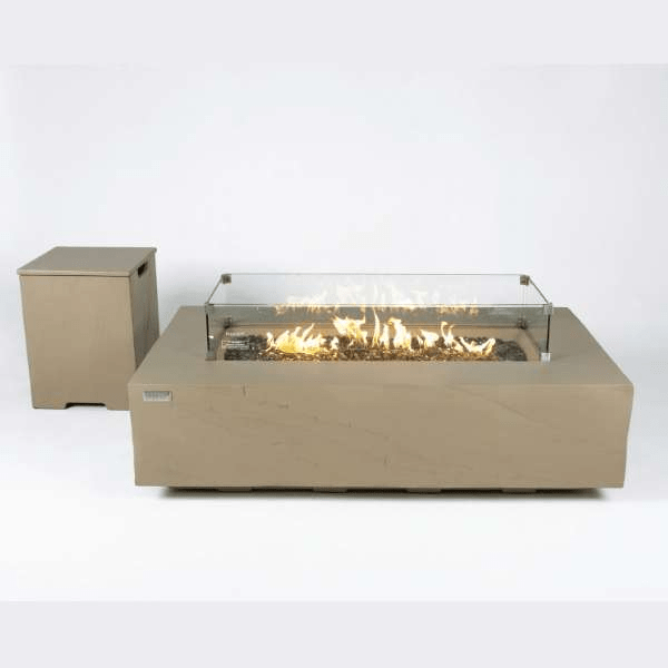 Elementi Plus Colorado Rectangle Fire Table OFG410SY