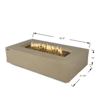 Thumbnail for Elementi Plus Colorado Rectangle Fire Table OFG410SY