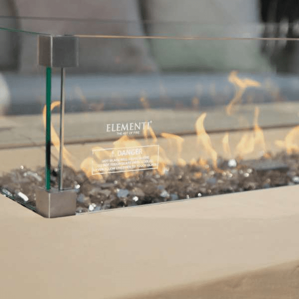 Elementi Plus Colorado Rectangle Fire Table OFG410SY