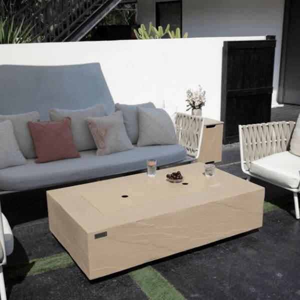 Elementi Plus Colorado Rectangle Fire Table OFG410SY