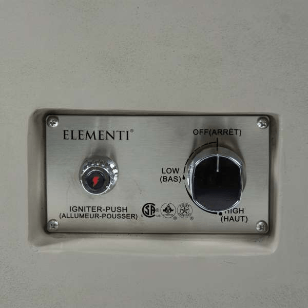 Elementi Plus Colosseo Round Fire Table OFG414LG