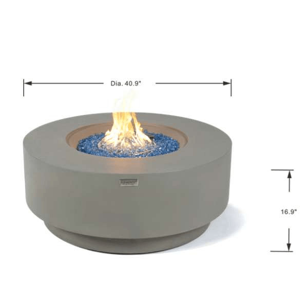 Elementi Plus Colosseo Round Fire Table OFG414LG