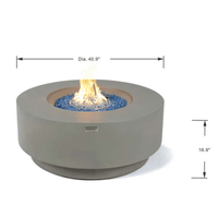 Thumbnail for Elementi Plus Colosseo Round Fire Table OFG414LG
