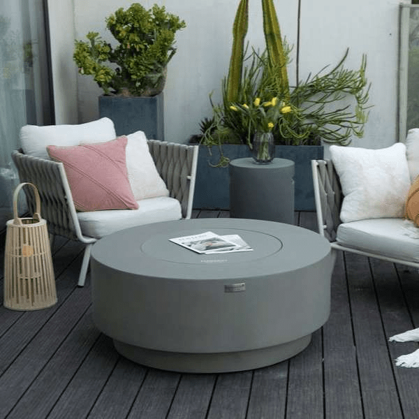 Elementi Plus Colosseo Round Fire Table OFG414LG