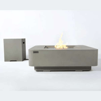 Thumbnail for Elementi Plus Lucerne Square Fire Table OFG419LG
