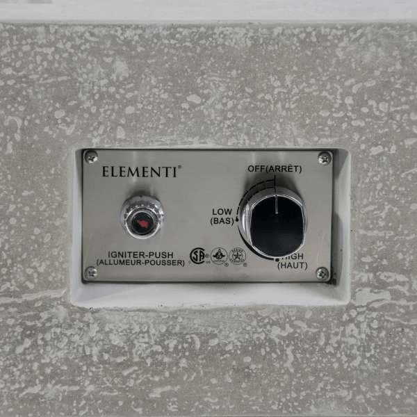 Elementi Plus Monte Carlo Rectangle Fire Table OFG416LG