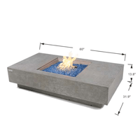 Thumbnail for Elementi Plus Monte Carlo Rectangle Fire Table OFG416LG