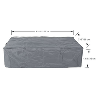 Thumbnail for Elementi Plus Monte Carlo Rectangle Fire Table OFG416LG