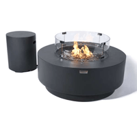 Thumbnail for Elementi Plus Nimes Round Fire Table OFG414DG