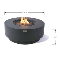 Thumbnail for Elementi Plus Nimes Round Fire Table OFG414DG
