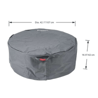 Thumbnail for Elementi Plus Nimes Round Fire Table OFG414DG