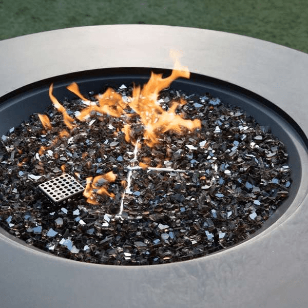 Elementi Plus Nimes Round Fire Table OFG414DG