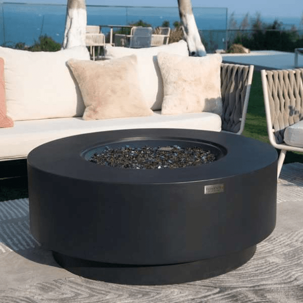 Elementi Plus Nimes Round Fire Table OFG414DG