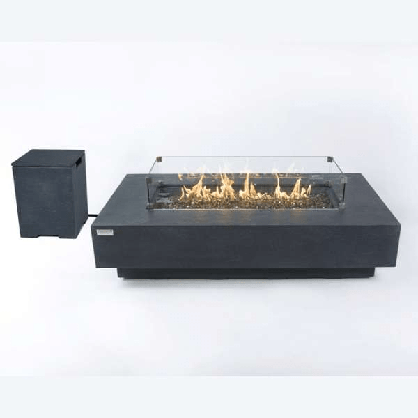 Elementi Plus Positano Rectangle Fire Table OFG415DG