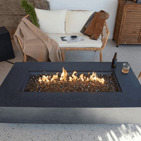 Thumbnail for Elementi Plus Positano Rectangle Fire Table OFG415DG