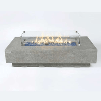 Thumbnail for Elementi Plus Riviera Rectangle Fire Table OFG415LG