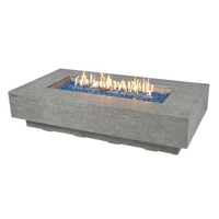 Thumbnail for Elementi Plus Riviera Rectangle Fire Table OFG415LG